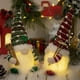 thumbnail image 4 of Inteprter Muñeco sin rostro con lentejuelas LED brillantes, gnomo, ilumina la decoración navideña con estilo Christmas Essentials Kits de decoración para fiestas rojo, 4 of 6