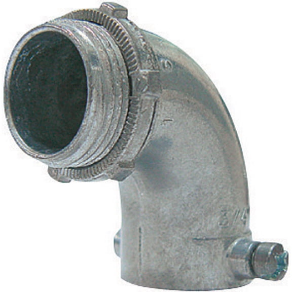 Sigma  1/2 in. Dia. Zinc  Electrical Conduit Connector  EMT  For Terminating steel EMT conduit
