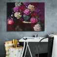 thumbnail image 5 of Epic Graffiti 'Imperial Peonies' by Christopher Pierce, Canvas Wall Art, 34"x26", 5 of 8