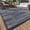 HS-Blue & Gray, variant on VUNATE Outdoor Rug Carpet 5'x8' Waterproof Reversible Patio Rug Portable Modern Abstract Indoor Outdoor Rug Plastic Straw Rug for RV Camping Garden Picnic Deck Backyard Porch Decor Gray and White
