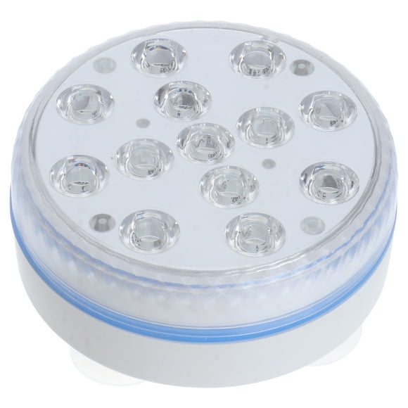 LED Waterproof Candle Lights Underwater Submersible Lamp Decoration for Pond Swimming Pool Fountain (White)