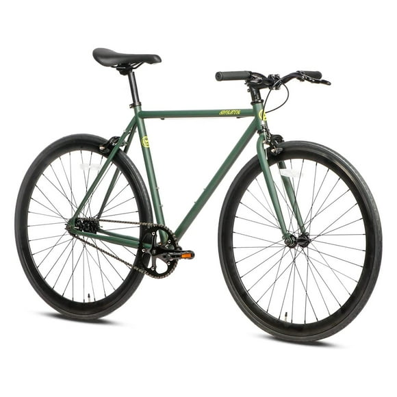 AVASTA 700C 54 In Single Speed Fixed Gear Urban Commuter Fixie Bike, Green