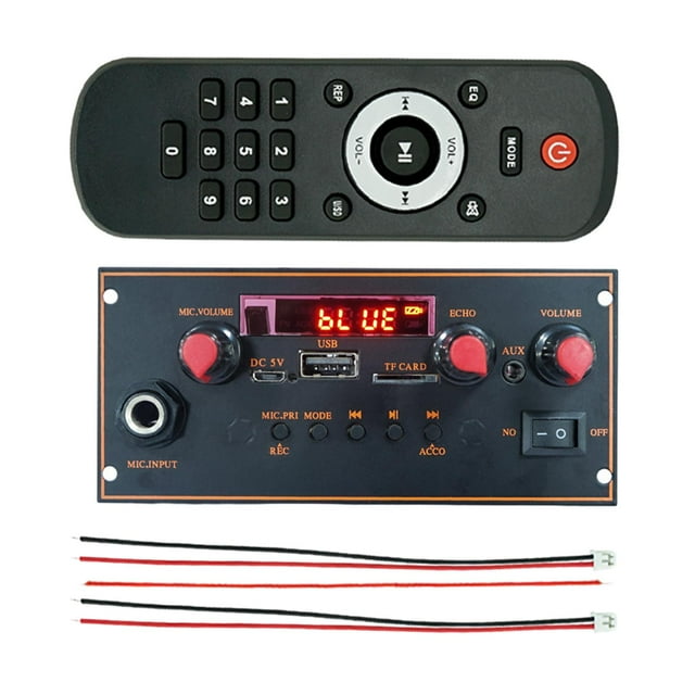 Esquirla Audio Decoder Board High Performance for Speaker Car Music MP3 Decoder Board Black Controller L