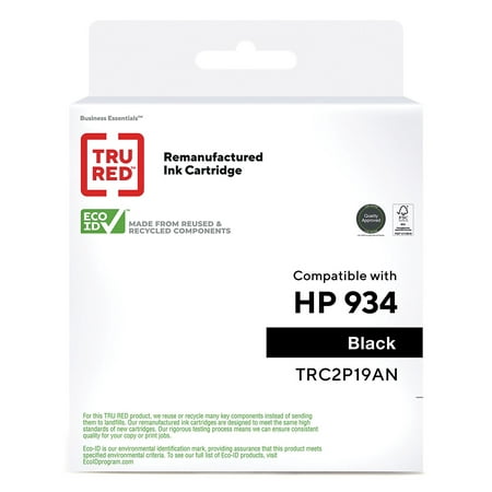 TRU RED Reman Black Standard Yield Ink Cartridge Replacement for HP 934 TRC2P19AN