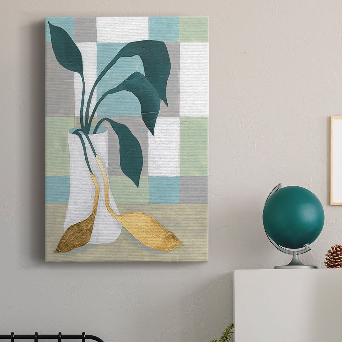 Plant Vased II Premium Gallery Wrapped Canvas - Ready to Hang