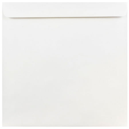 UPC: 0707152642361 | JAM 9  x 9  Square Invitation Envelopes  White  50 Per Pack