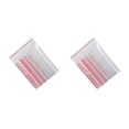 thumbnail image 3 of Inteprter Bolsa sellada de plástico de 100 Uds., bolsas selladas gruesas resistentes al desgaste, bolsas de cierre protector con solapa autoadhesiva Type5 NO5 Inteprter CBP115992, 3 of 5