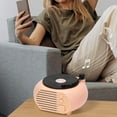 thumbnail image 4 of Bdday 5W Bluetooth 5.3 Vinyl Record Player Bluetooth Speaker USB Charging Mini Portable Wireless Speaker Wonderful Speaker Gifts Family Gatherings Outdoor, 4 of 8