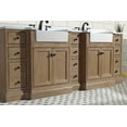 thumbnail image 5 of Kelly 84" Bathroom Vanity Weathered Fir - White Engineered Countertop, 5 of 11