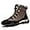 Brown, variant on Men's Snow Boots Winter Shoes Comfortable Plush Inner Lining Warm Non-Slip Waterproof Outdoor Hiking Boots Mid-Calf Winter Boots for Men
