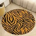 thumbnail image 2 of Animal Zebra Print Round Area Rugs for Bedroom Living Room, 2FT Soft Comfy Indoor Circle Carpets, Carpet Home Decor Floor Mat, 2 of 6