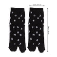 thumbnail image 2 of WEUVEB 4Pares Calcetines Japoneses De Con Dos Respirables Y Cómodos Para Adultos, 2 of 6