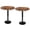 Rustic Brown, variant on Bar Table, Height-Adjustable Round Pub Table 27-35.4 Inches with Sturdy Base, Modern Style, Easy to Assemble, Suitable for Small Space, Rustic and Black