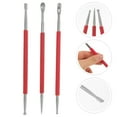 thumbnail image 4 of Shisuyan Ensemble d'Outils en Argile Réutilisables 3 Pcs Outils de Sculpture Professionnelle Kit d'Outils de Poterie, 4 of 8