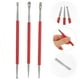thumbnail image 2 of BRIGHTFUFU Herramientas de arcilla reutilizables, juego de herramientas de modelado y tallado profesional, Kit de herramientas para cerámica, 3 uds., 2 of 7
