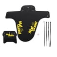 thumbnail image 2 of Eigraketly Guardabarros delantero/trasero para bicicleta, guardabarros de fibra de carbono, accesorios para bicicleta de montaña y carretera Ciclismo amarillo Eigraketly  CZ9463-05, 2 of 6