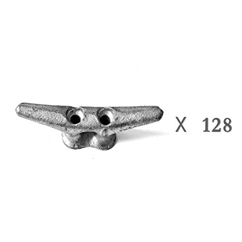 Simplified Living 4/" Galvanized Iron Dock Cleat 4-Pack