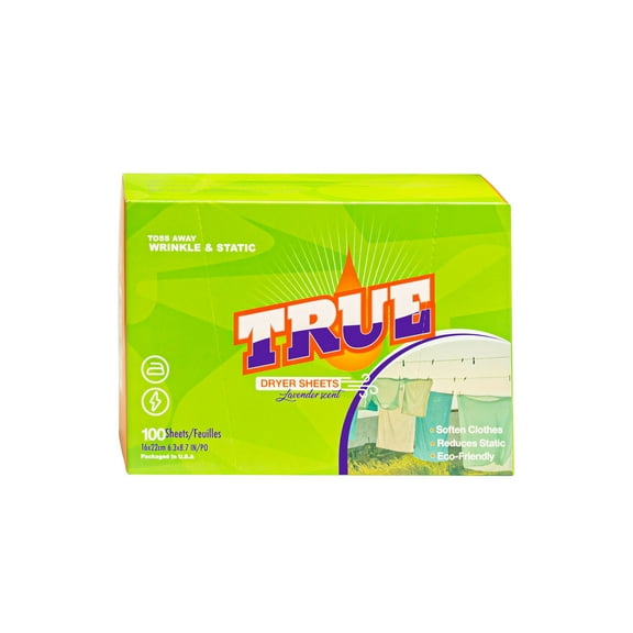 True Biodegradable Dryer Sheets