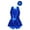 Royal Blue, variant on TTAO Kids Girls Sequined Gymnastic Leotard Dress Outfits Jazz Hip Hop Dance Ballroom Costume Competition Black 8