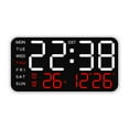 thumbnail image 1 of Stylish Electronic Alarm Clock for Bedside with Temperature and Dual Alarms, 1 of 10