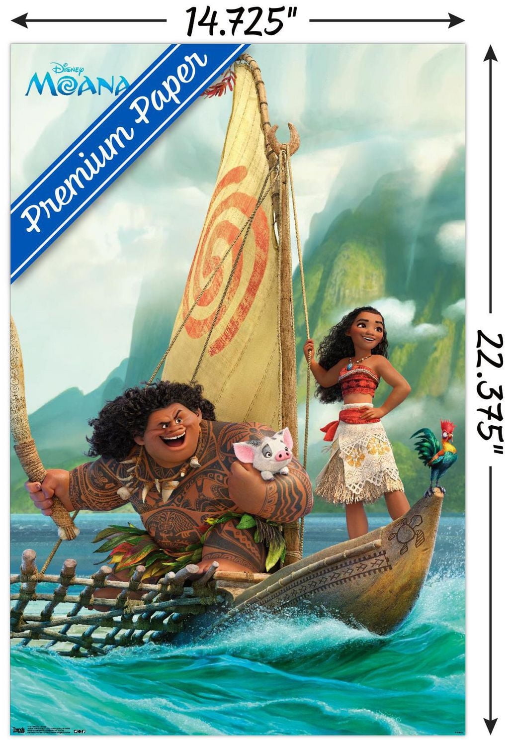 Disney Moana - Group Wall Poster