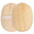 thumbnail image 3 of 2 Exfoliating Loofah Pads body scrubber bath sponge, All-Natural Egyptian Bath & Shower Exfoliating washcloth and Loofa natural Sponge for Face, Back & Body, 3 of 9