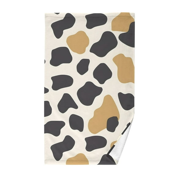 Graffiti Black Cotton Face Towels Absorbent Hand Towel Soft Bathroom Towel for Kitchen Hotel Decoration