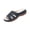 Navy, variant on Orthopedic Wide Sandals for Women, Comfortable Dressy Casual Beach Slippers, Arch Support Wedge Flip Flops Women's Fashion Comfortable New Solid Color Fish Mouth Open Toe Bottom Wedge Slippers