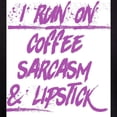 thumbnail image 3 of CafePress - Coffee Sarcasm & Lipstick Sweatshirt - Pullover Hoodie, Classic, Comfortable Hooded Sweatshirt, 3 of 4