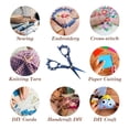 thumbnail image 3 of Premium Zinc Alloy Sewing Scissors, Retro European Style Embroidery Scissors with Incisive Blade Design, Suitable for Paper Cutting, Cross Stitch Needlework, 3 of 7