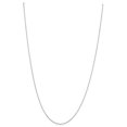 thumbnail image 3 of Collier Chaîne Câble Rond en Or Blanc 10k.6mm Pendentif Charme, 3 of 9