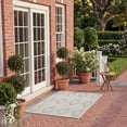 thumbnail image 3 of Safavieh Courtyard Teodor Geometric Indoor/Outdoor Area Rug, Gray, 2' x 3'7", 3 of 11