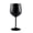 Matte Black, variant on Stainless Steel Wine Glasses, 500ml Wine Goblets, Elegant Stemmed Metal Wine Glasses for Party Wedding Anniversary