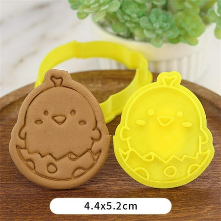 

16pcs/set Easter Cookie Cutter 3D Rabbit Egg Cartoon Bunny Mold Baking Tools Easter Party DIY Decoration Baking Cooking Tools
