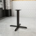 thumbnail image 2 of Flash Furniture Beverly 33'' x 33'' Restaurant Table X-Base with 4'' Dia. Table Height Column, 2 of 6