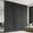 Black, variant on Room Divider Curtains, Blackout Ceiling Track Curtains with Hooks Wall Dividers for Bedroom Living Room Separation Office Privacy Partition, Noise Reduction, W100 × L84 Inch,1 Panel, Black