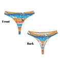 thumbnail image 3 of Fotbe Shark On Line Tanga Sin Costuras para Mujer con Estampado – Panties Invisibles, Transpirables y Cómodos para Uso Diario-Small, 3 of 6