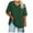 Green, variant on vigerkar Women's Oversized T Shirts V Neck Tees Summer Half Sleeve Casual Comfy Cozy Cotton Tunic Tops Plus Size 2025 White, 5XL