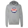 thumbnail image 2 of Red White and Brew 4th of July Hoodies, Unisex Patriotic Hoodies - Heather Grey MH200HOODPATRIOT S8 L, 2 of 3