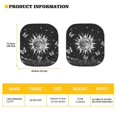 thumbnail image 5 of Yuyamidu Sun Car Window Sun Shades Butterfly Car Sun Shade Windshield 2 Piece Fashion Automobile Sun Shade Accessories Blocks Sun Glare UV and Heat, Black, 5 of 5