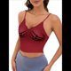 thumbnail image 2 of Camisola Corta Sin Mangas con Estampado de Calavera de Halloween para Mujer Rojo M, 2 of 8