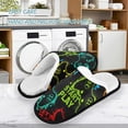 thumbnail image 3 of Slippers Umidedor Colorful Video Game Memory Foam para hombre, 3 of 6