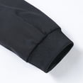 thumbnail image 5 of LpwkSSA Men's Winter Hoodless Cotton Padded Coats Zipper Warm Down Jacket Cardigan Pocket Windproof Long Sleeve Padded Coat Black L, 5 of 8