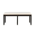 thumbnail image 2 of Linon Jamil Backless Dining Bench, Dark Charcoal, 2 of 8