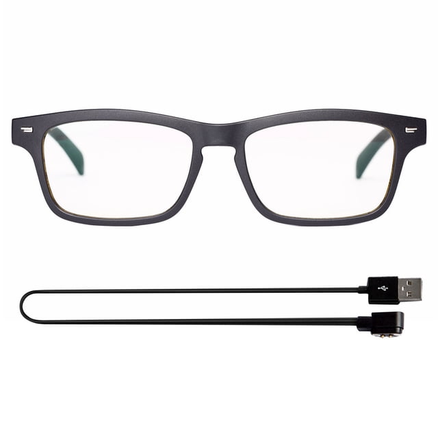 Muyoka Gafas de sol inalámbricas con Bluetooth Gafas inteligentes Bluetooth Oído abierto Música Manos libres Llamadas Gafas de sol impermeables Lente anti-azul Versión Bluetooth 5.0 con MIC y CVC Noi Muyoka Hogar