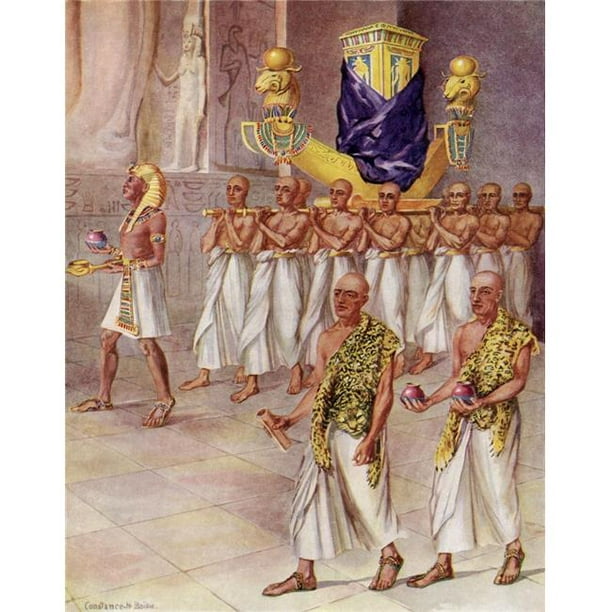 Amen Sort de Son Temple Illustration par Constance N Baikie du Livre l'Orient Antique & Son Histoire par Impression d'Affiche de James&44; 24 x 32