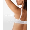 thumbnail image 4 of wacoal women's retro chic underwire bra,black,36dd, 4 of 5
