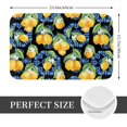 thumbnail image 2 of Non Slip Door Mat, yellow lemons Blue Sicilian style Fast Drying Bath Tub Mats, Absorbent Bathroom Rugs Entrance Welcome Mat, Bath MatS for Tub, Floor, Home, Kitchen, Hotel,16x24in, 2 of 7