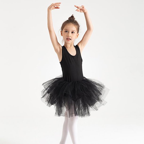Fashion Girl Ballet Tutu Dress Professional Kids Dancing Party Dress Performance Costume Princess Wedding Girl Dress 2-8 Ys_b C zhangyuxiang LED