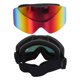 thumbnail image 5 of Gafas De Nieve, Gafas De Esquí, Superficie Esférica Antivaho, Lente De Doble Capa Ajustable De Alta Resistencia, A Prueba De Rayos UV Para Exteriores ANGGREK Lente rojo arena negra, 5 of 8